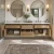 Milano Beveled Floating Vanity Double Sink