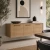 Milano Beveled Floating Sideboard