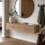 Milano Beveled Floating Entry Console