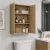 Milano Beveled Floating Bathroom Wall Cabinet