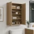Milano Beveled Floating Bathroom Wall Cabinet