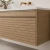 Bergen Slatted Floating Vanity Double Sink