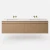 Bergen Slatted Floating Vanity Double Sink
