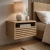 Bergen Slatted Floating Nightstand