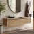 Bergen Slatted Floating Entry Console