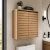 Bergen Slatted Floating Bathroom Wall Cabinet
