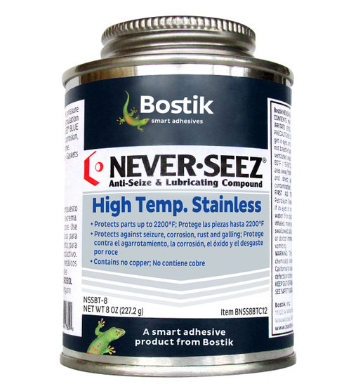 Never Seez High Temp Anti Seize NSSBT-8 (8 oz. Brush Top Can)