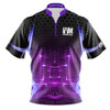 Signature Purple Neon Matrix Bowling Jersey
