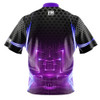 Signature Purple Neon Matrix Bowling Jersey
