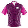 Express Pink Prism Bowling Jersey

