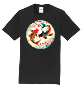 Infusion Lifestyle - Koi Fish Circle - T-Shirt