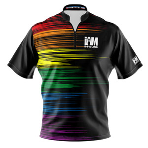 Signature Rainbow Brushstrokes Bowling Jersey