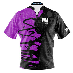 Signature Purple Spatter Bowling Jersey