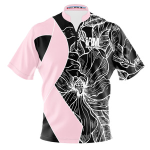 Signature Black Floral Ribbon Bowling Jersey