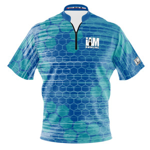 Signature Teal Breeze Honeycomb Bowling Jersey