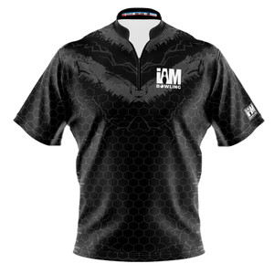 Express Black Hexaglow Bowling Jersey