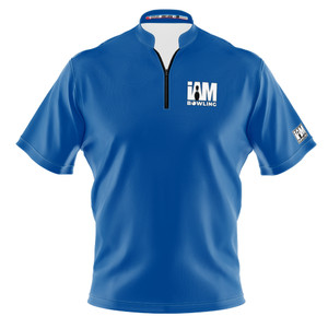 Signature Solid Blue Bowling Jersey