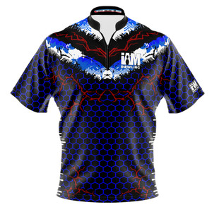 Express Liberty Blue Hexaglow Bowling Jersey
