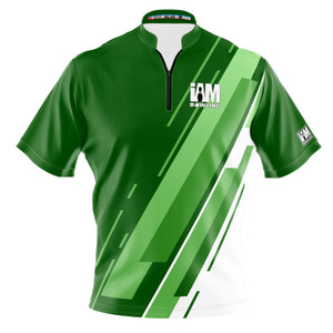 Express Green Stripe Flair Bowling Jersey