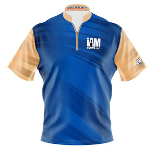 Express Blue Strike Mirage Bowling Jersey