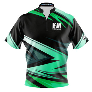 Express Emerald Zigzag Bowling Jersey