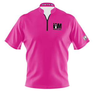 Express Solid Magenta Bowling Jersey
