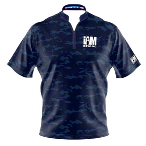 Express Dark Blue Camo Bowling Jersey
