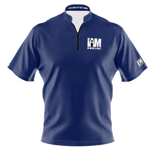 Express Solid Navy Bowling Jersey
