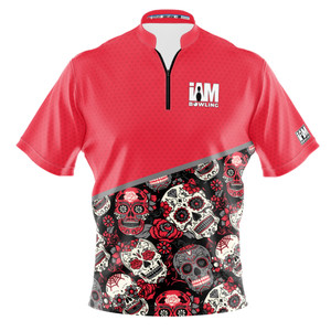 Express Scarlet Dia De Los Muertos Bowling Jersey