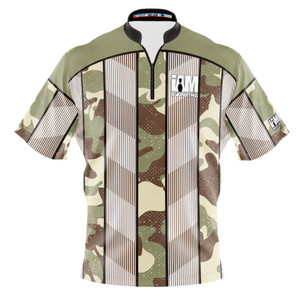 Express Striped Coast Guard Camo Bowling Jersey