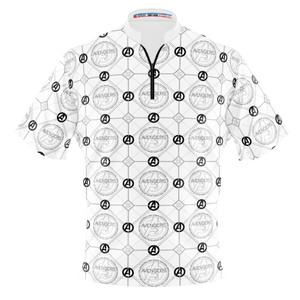 Express Marvel Avengers Logo Repeating Bowling Jersey