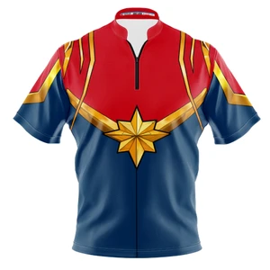 Express Marvel Captain Marvel Costume Bowling Jersey