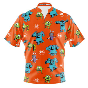 Express Disney Monsters Inc Orange Bowling Jersey