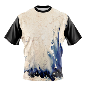 All-Over-Print Jersey - Blue Grain Granite