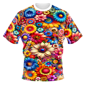 All-Over-Print Jersey - Groovy Garden