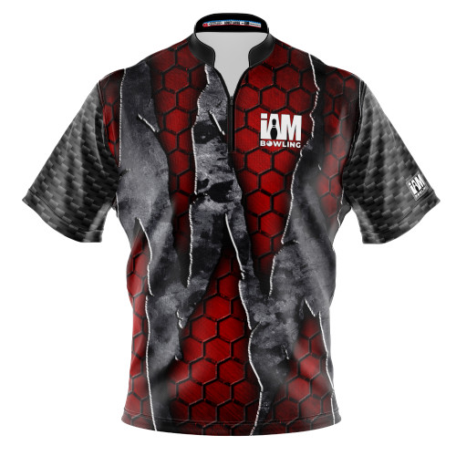 Signature Red Metal Flux Bowling Jersey
