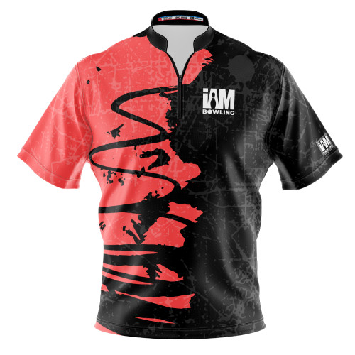 Express Coral Splatter Bowling Jersey
