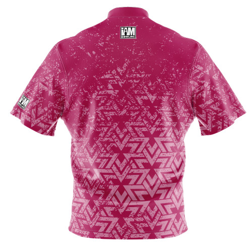 Signature Raspberry Star Burst Bowling Jersey
