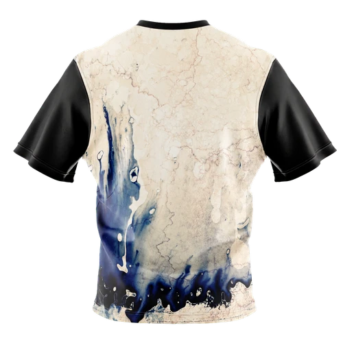 All-Over-Print Jersey - Blue Grain Granite