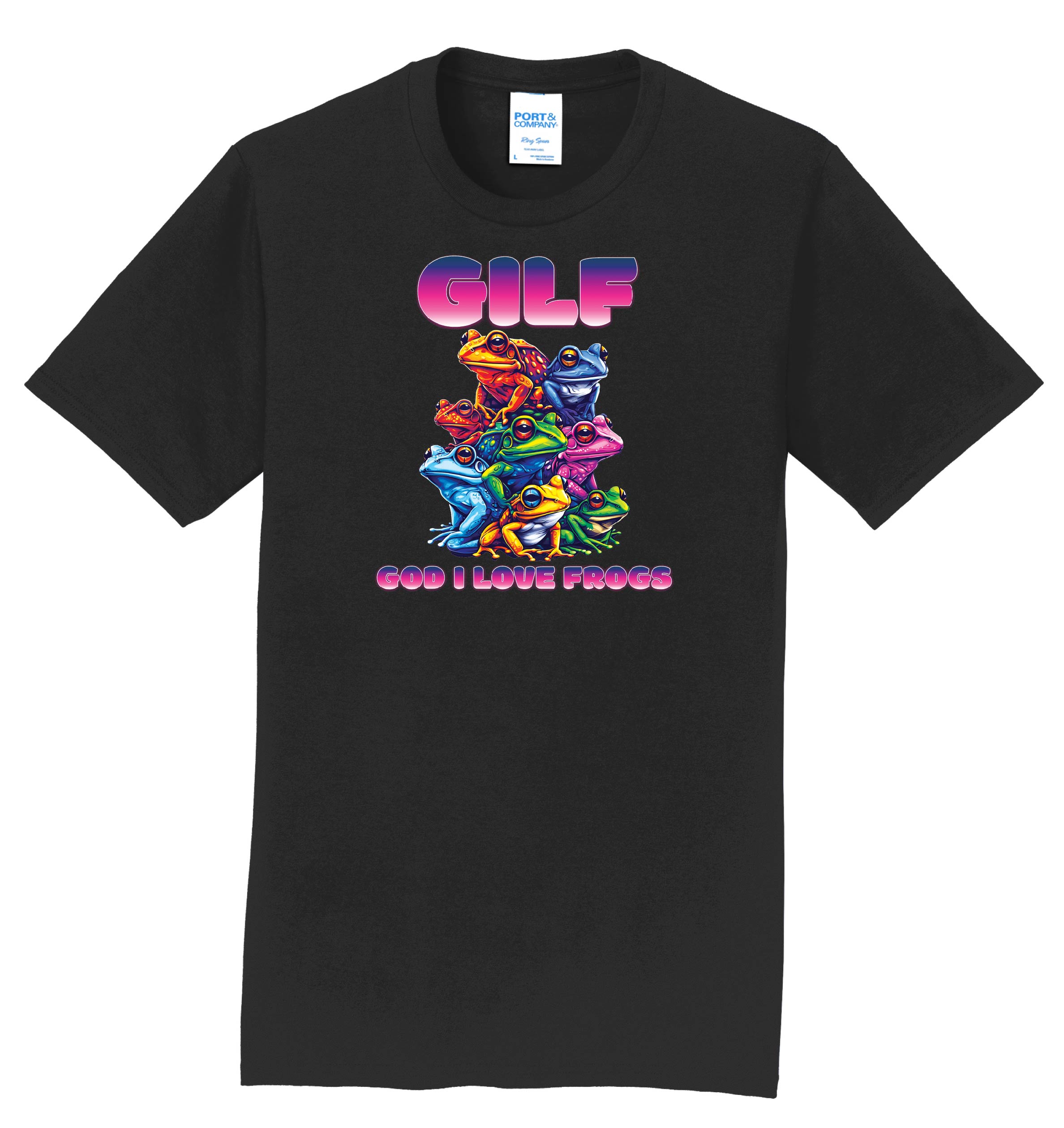 L GRINDLODGE x LOV S/S フルカラーTEE 刺繍 Infusion Lifestyle - GILF - God I Love Frogs - T-Shirt