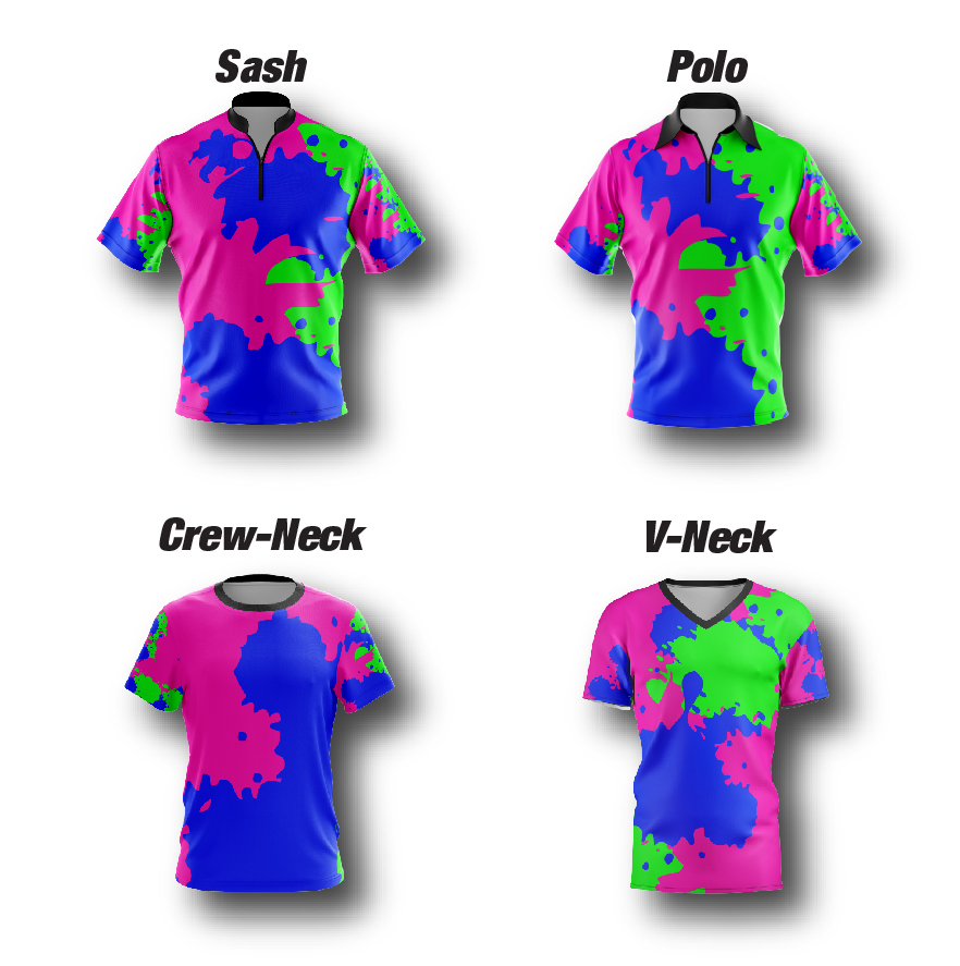  Logo Infusion Dye-Sublimated Bowling Jersey (Sash