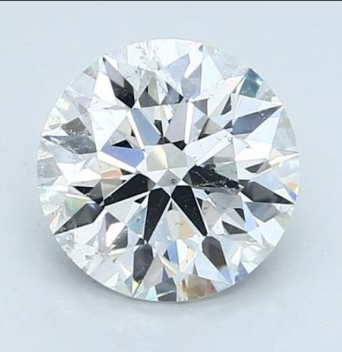 2.01 carat Loose Round Diamond F SI2 Triple Excellent w/ GIA certificate