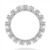 7.00 ct Round DIAOND ETERNITY U shape Band 14K White Gold, 14 x 0.50 ct each
