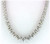 25.50 carat Round Diamond Graduated Tennis Chain Necklace 14k WHITE Gold 18" long F-G