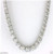 20 carat Round Diamond Tennis 14k white Gold Necklace Graduated F-G SI1 4 prongs 16"