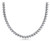 15.00 carat Round DIAMOND 14k Tennis Necklace, 99 x 0.15 ct each 16" F-G, SI1