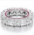 Set with small natural square excellent color and clarity RUBIES
