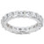 5.62 ct Princess Cut DIAMOND ETERNITY Ring Platinum Wedding Band E-F VVS/VS