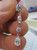 3 carats of Pear, Round & Mq cut Diamonds, Chandelier Platinum Earrings GIA E-F