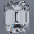 3.01 carat Emerald cut Diamond GIA H color SI1 clarity no flour. Excellent loose